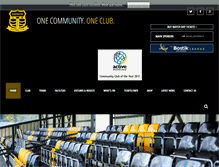 Tablet Screenshot of cheshuntfc.com